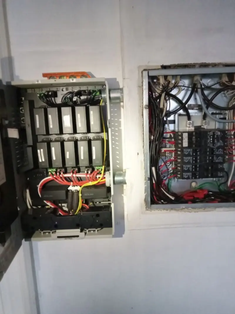 Electrical panel upgrade completed for Carbon Monoxide Detector Installation in Cottage Grove